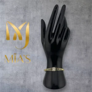 18k Gold Square Diamond Bracelet_11zon