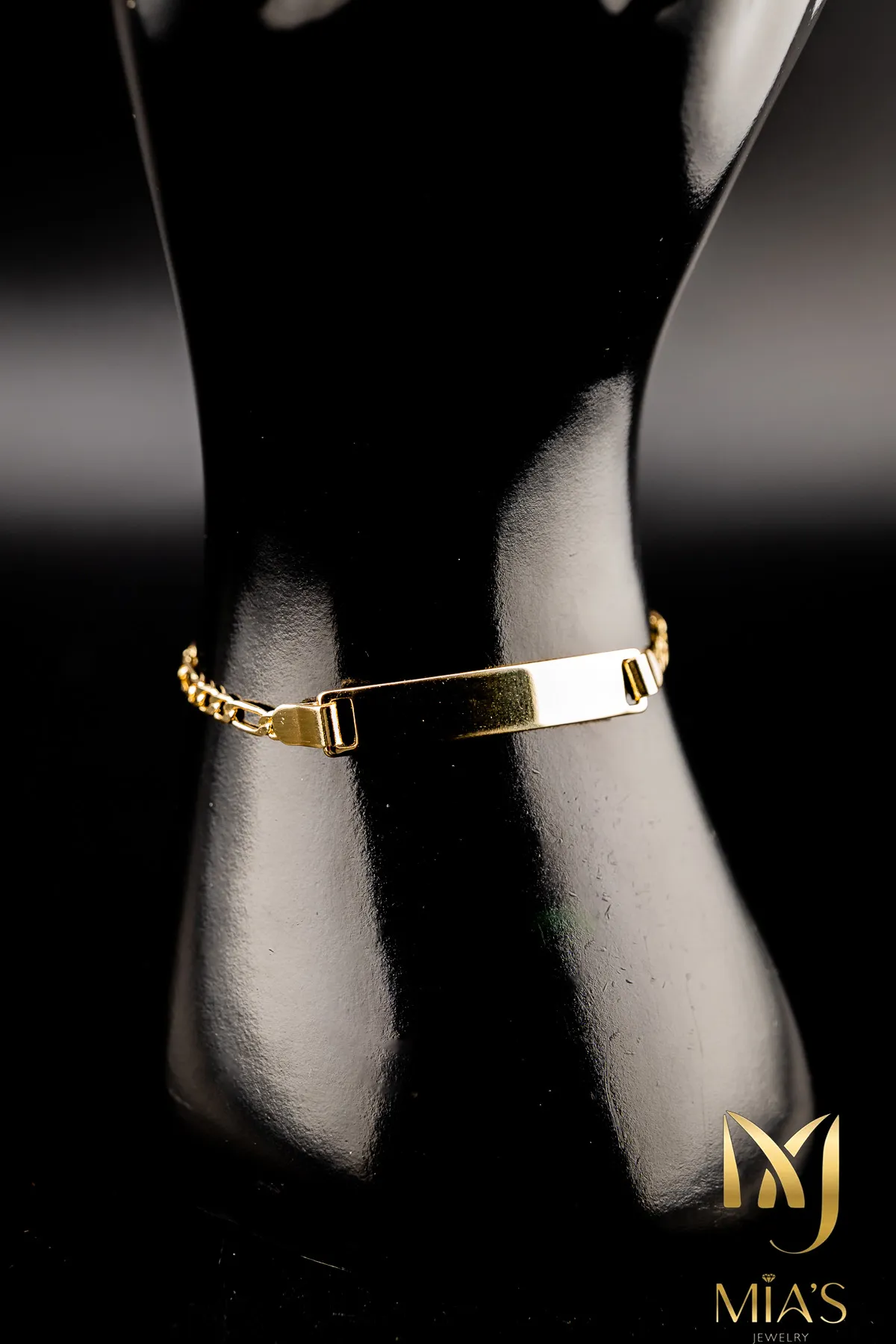 Customizable Gold Plated Kids' ID Bracelet – My First Signature